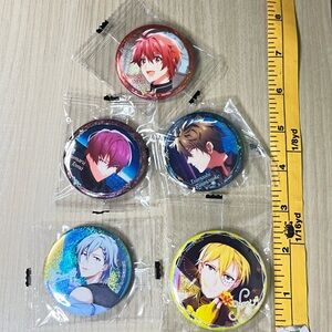 Anime Character Button Set